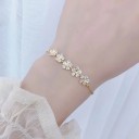 Women's Adjustable Bracelet with Flowers 5