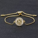 Women's Adjustable Bracelet with Letter 14