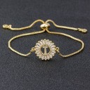 Women's Adjustable Bracelet with Letter 20