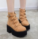 Women's Ankle Boots on High Platform J1100 6