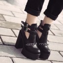 Women's Ankle Boots on Platform A649 5