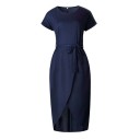 Women's Asymmetrical Dress - Loose 8
