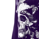 Women's Asymmetrical Tank Top with Skull 4