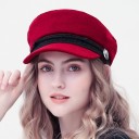 Women's Beret with Visor 11