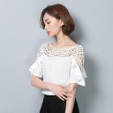 Women's Blouse with Perforation 4