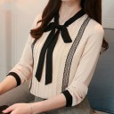 Women's Body Blouse with Bow 2