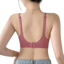 Women's Bra with Moulded Cups and Thin Straps Nylon Elastane Wireless for Everyday Wear 5
