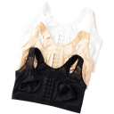 Women's Bra with Wide Straps and Front Fastening Cotton Nylon Stronger Construction for Everyday Wear and Support 6