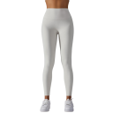 Women's Breathable High-Waisted Leggings Sports Trousers for Fitness Yoga Running Cycling Elastic Gym Wear Comfortable Fit 2