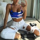 Women's Camouflage Crop Top A1210 4