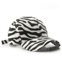 Women's Cap with Zebra Pattern 5
