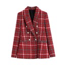 Women's Checked Blazer B1280 1