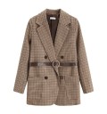 Women's Checked Blazer B898 1