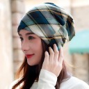 Women's Checked Cap J495 10