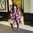 Women's Checked Coat P1995 3