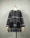 Women's Checked Coat 1