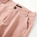 Women's Checked Crop Top and Trousers B1224 5