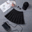 Women's Checked Mini Skirt G134 3