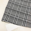 Women's Checked Mini Skirt with Chain 6