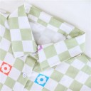 Women's Checked Shirt and Shorts B1067 5