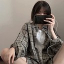 Women's Checked Shirt P1728 3