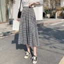 Women's Checked Skirt G49 3