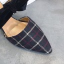 Women's Checked Slippers 9