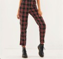 Women's Checked Trousers A378 3