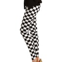 Women's Checkered Print Leggings 2