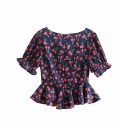 Women's Cherry Print Top 4