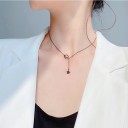 Women's Choker Necklace with Planet 4