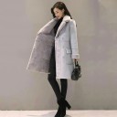 Women's Coat with Faux Fur P1988 4