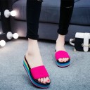 Women's Colourful Platform Slippers 4