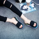Women's Colourful Platform Slippers 7