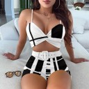 Women's Crop Top and Shorts B1159 2