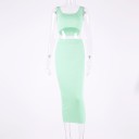 Women's Crop Top and Skirt B935 7