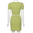 Women's Crop Top and Skirt B997 6