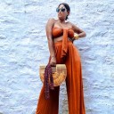 Women's Crop Top and Trousers B1252 5