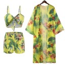 Women's Crop Top, Shorts and Cover-Up 6