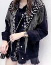Women's Decorative Denim Jacket A1831 3