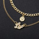 Women's Double Zodiac Sign Necklace 17