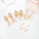 Women's Earrings 4 Pairs J178 4