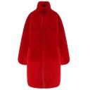 Women's Faux Fur Coat P2440 2