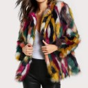 Women's Faux Fur Coat P2542 2