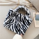 Women's Faux Fur Handbag M718 5