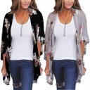 Women's Floral Print Cape 4
