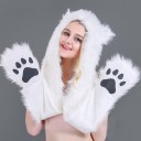 Women's Furry Animal Hat 8