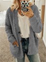 Women's Furry Coat P1651 7
