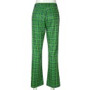Women's Green Checked Trousers 6