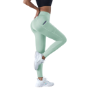 Women's High-Waisted Push-Up Elastic Sports Leggings with Pockets Comfortable Leggings for Exercise Yoga Fitness Running 6